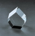 optischen Kristall Polygone