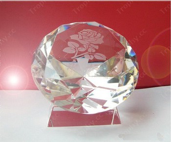 sandblasting crystal diamond award