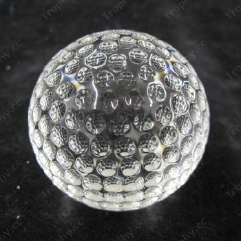 optischen Kristall golfball