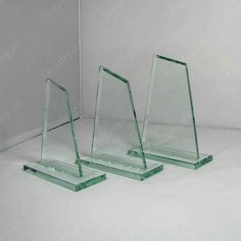 jade glass frame award plaque