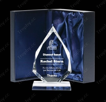 crystal award presentation box
