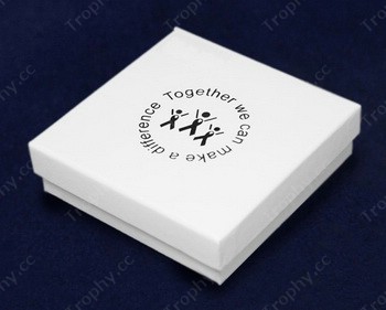 white presentation box for crystal crafts