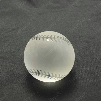 optic crystal baseball